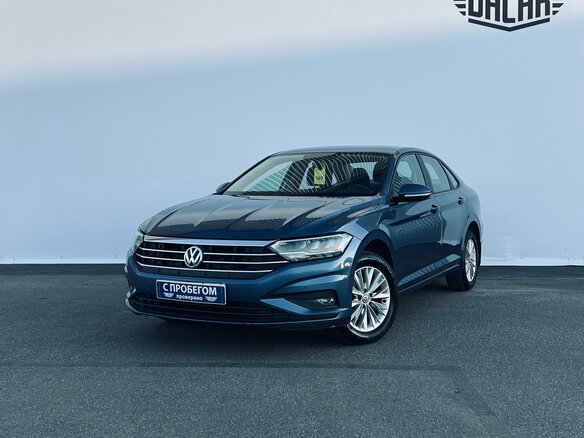 2019 Volkswagen Jetta VII, синий