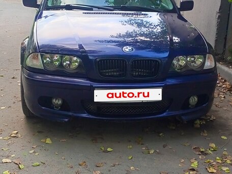1999 BMW 3 серии 318i IV (E46), синий, 400000 рублей, вид 2