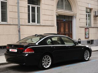 2004 BMW 7 серии 730i IV (E65/E66), чёрный, 879000 рублей, вид 4