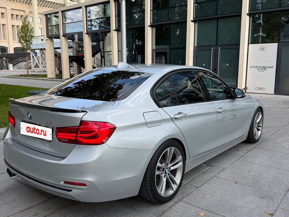 2016 BMW 3 серии 330i VI (F3x) Рестайлинг, серебристый - вид 3
