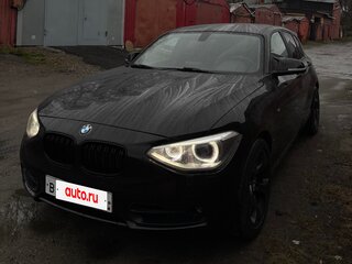 2012 BMW 1 серии 118i II (F20/F21), чёрный, 1100000 рублей, вид 2