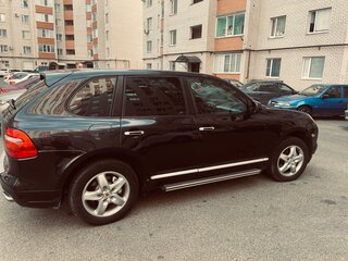 2007 Porsche Cayenne S I Рестайлинг (957), чёрный, 1200000 рублей, вид 4