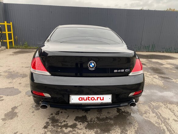 2004 BMW 6 серии 645i II (E63/E64), чёрный, 1800000 рублей - вид 5