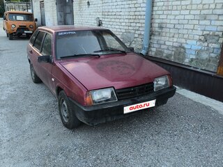 1998 Lada (ВАЗ) 2109, красный, 90000 рублей, вид 1
