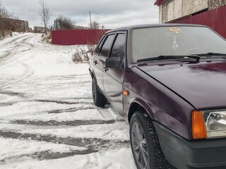 1997 Lada (ВАЗ) 21099, фиолетовый, 130000 рублей, вид 4