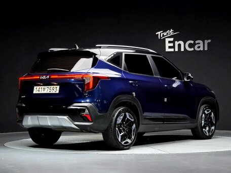 2022 Kia Seltos I Рестайлинг, синий, 2190000 рублей, вид 3