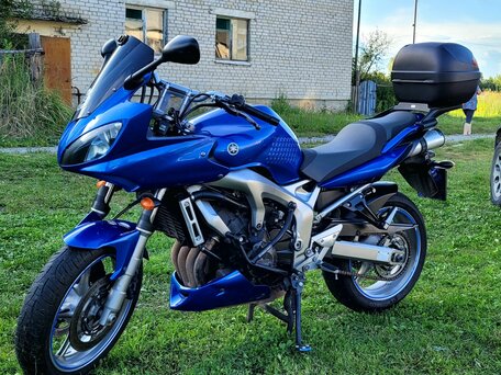 2009 Yamaha FZ6, синий, 430000 рублей, вид 1