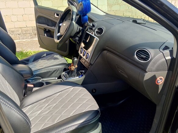 2007 Ford Focus II, чёрный, 560000 рублей - вид 6