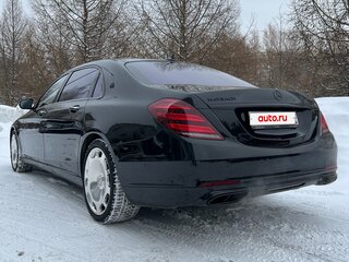 2019 Mercedes-Benz Maybach S-Класс 560 I (X222) Рестайлинг, чёрный, 7700000 рублей, вид 2