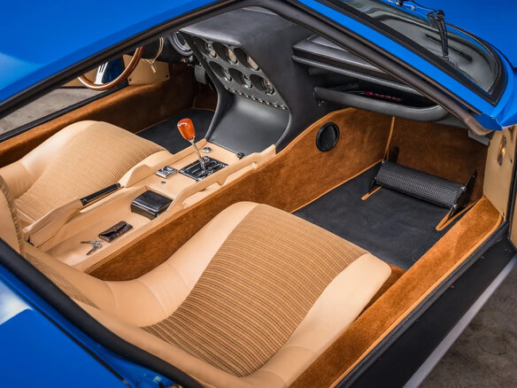 1967 Lamborghini Miura, синий - вид 31