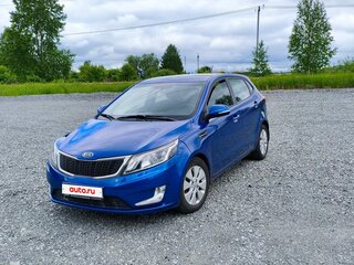 2013 Kia Rio 4-speed III, синий, 870000 рублей, вид 1