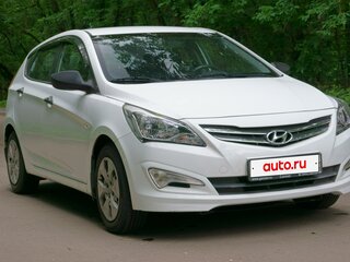 2014 Hyundai Solaris I Рестайлинг, белый, 1250000 рублей, вид 3