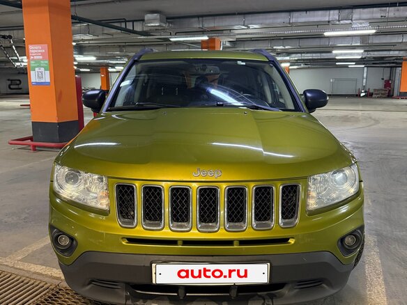 2012 Jeep Compass I Рестайлинг, зелёный, 895000 рублей - вид 1