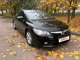 2009 Honda Civic VIII Рестайлинг, чёрный, 1090000 рублей, вид 2