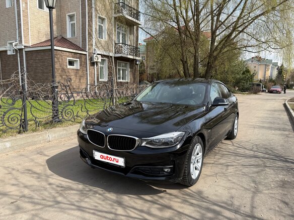2018 BMW 3 серии Gran Turismo 318d VI (F3x) Рестайлинг, чёрный, 2750000 рублей