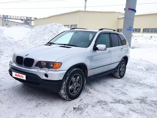 2002 BMW X5 4.4i I (E53), серебристый, 565000 рублей, вид 2