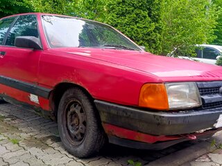 1989 Audi 100 III (C3) Рестайлинг, красный, 120000 рублей, вид 5