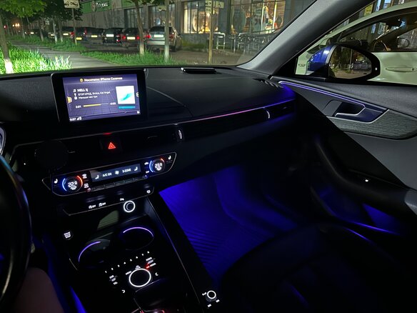 2018 Audi A4 V (B9), синий, 2200000 рублей - вид 17