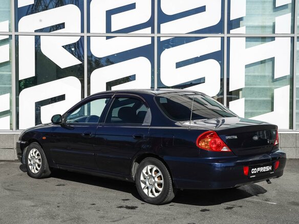 2008 Kia Spectra I Рестайлинг 2, синий, 310000 рублей - вид 1