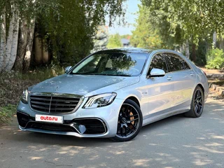 2018 Mercedes-Benz S-Класс AMG 63 AMG Long III (W222, C217) Рестайлинг, серебристый, 6700000 рублей, вид 1
