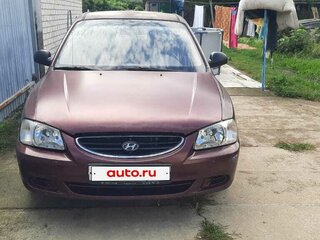 2007 Hyundai Accent ТагАЗ II, красный, 280000 рублей, вид 3