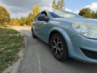 2009 Opel Astra H Рестайлинг, голубой, 470000 рублей, вид 2