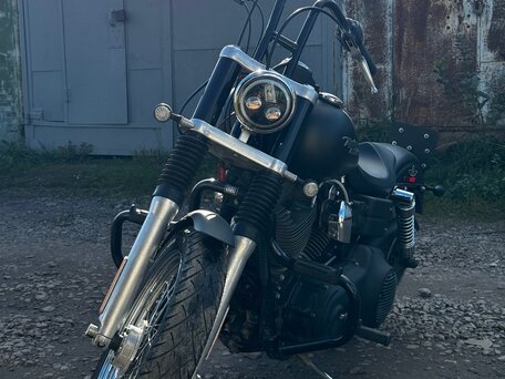 2006 Harley-Davidson Street Bob, чёрный, 690000 рублей, вид 3