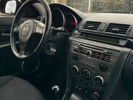 2008 Mazda 3 I (BK) Рестайлинг, чёрный, 450000 рублей, вид 5