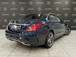 2020 Mercedes-Benz C-Класс 200 IV (W205) Рестайлинг, синий, 3250000 рублей, вид 4