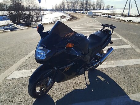2002 Honda CBR 1100 XX, чёрный, 525000 рублей, вид 1