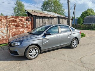 2019 Lada (ВАЗ) Vesta I, серый, 980000 рублей, вид 2