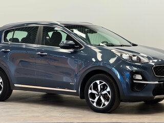 2018 Kia Sportage IV Рестайлинг, синий, 1750000 рублей, вид 4