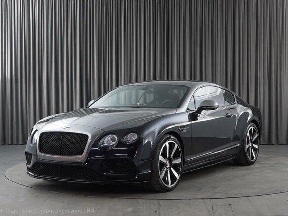 2016 Bentley Continental GT S II Рестайлинг, чёрный, 6299999 рублей
