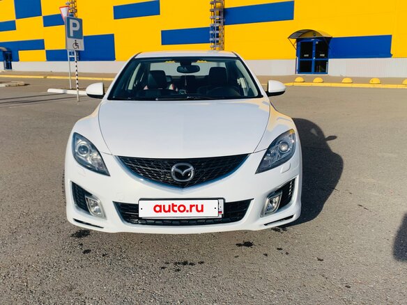 2011 Mazda 6 II (GH) Рестайлинг, белый, 827000 рублей - вид 1