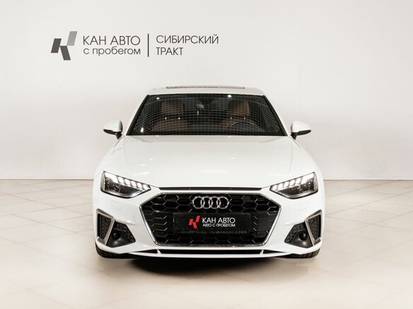 2021 Audi A4 40 TFSI V (B9) Рестайлинг, белый, 3184654 рублей - вид 1