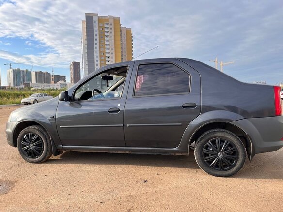 2010 Renault Logan I Рестайлинг, серый, 350000 рублей - вид 5