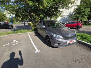 2016 Kia Rio III Рестайлинг, серый, 1150000 рублей, вид 1