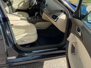2015 Audi A6 IV (C7) Рестайлинг, синий, 1870000 рублей, вид 4