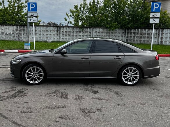 2015 Audi A6 IV (C7) Рестайлинг, серый, 1750000 рублей - вид 6