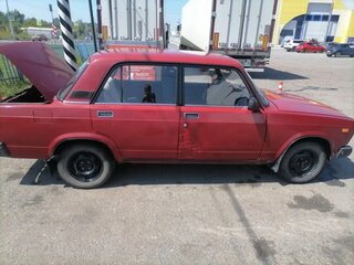 1997 Lada (ВАЗ) 2107, красный, 90000 рублей, вид 4