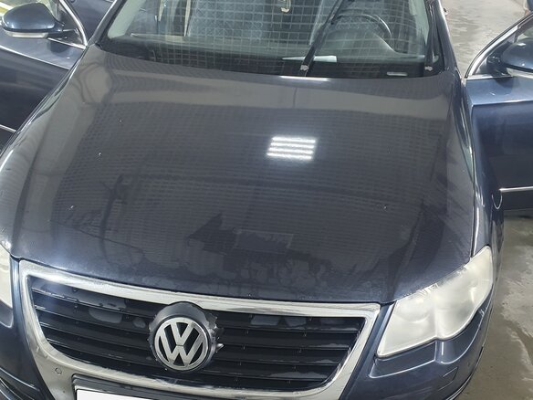 2007 Volkswagen Passat B6, синий, 450000 рублей - вид 3