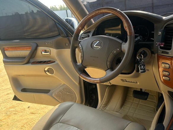 2006 Lexus LX 470 II Рестайлинг, чёрный, 2500000 рублей - вид 5