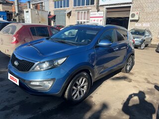2014 Kia Sportage III Рестайлинг, синий, 1250000 рублей, вид 1