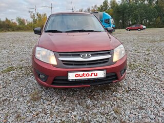 2017 Lada (ВАЗ) Granta I, красный, 360000 рублей, вид 2