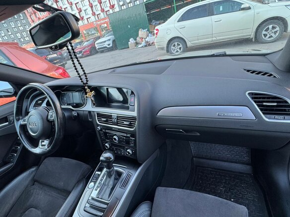 2013 Audi A4 IV (B8) Рестайлинг, чёрный - вид 4