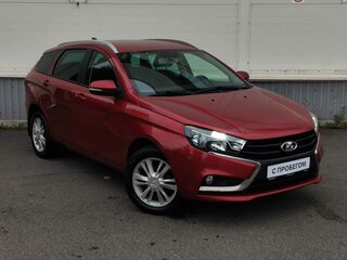2017 Lada (ВАЗ) Vesta SW I, красный, 760000 рублей, вид 3