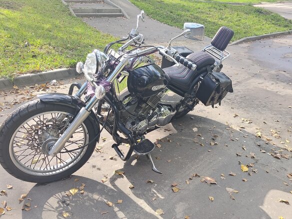 1996 Yamaha XVS400 Drag Star, чёрный, 277000 рублей - вид 3