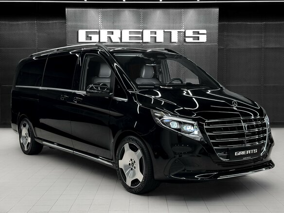 2026 Mercedes-Benz V-Класс 300 d экстра длинный III (W447) Рестайлинг 2, чёрный - вид 3