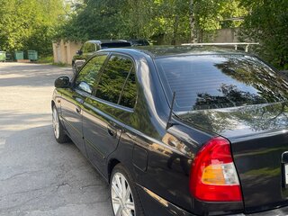 2007 Hyundai Accent ТагАЗ II, чёрный, 600000 рублей, вид 5