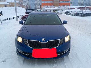 2018 Skoda Octavia III (A7) Рестайлинг, синий, 1850000 рублей, вид 1